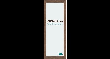 Your Decoration - Fotolijst 20x60 cm - MDF - Walnoot Donker - Mura