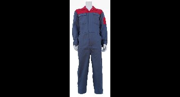 Top Rock Overall OVK2KL-002 (100% KATOEN) - Grijs/Rood - 42