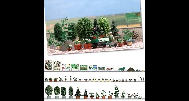 Busch - Pflanzenkübel - Set H0 (Bu1211) - modelbouwsets, hobbybouwspeelgoed voor kinderen, modelverf en accessoires