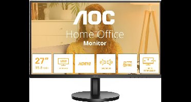 AOC U27B3A - 4K IPS Monitor - Speakers - 27 inch