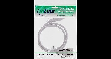 C13 - C14 stroomkabel voor UPS/PDU - 3x 0,75mm / grijs - 0,30 meter