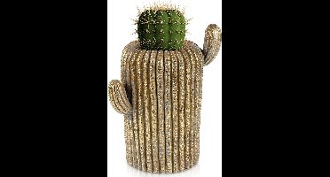 Bloempot Gouden Cactus 34,5 cm - Plantenstandaard - Plantenmand - voor Planten - Bloemen