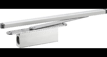 ActiveStop deurdemper voor inbouw montage, zilverkleur, voor houten deuren