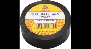 Isolatieband Barcode Zwart 10mx19mm - 760