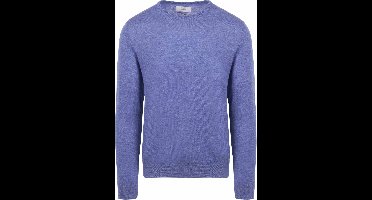 King Essentials The John Pullover Merino Mid Blauw - Maat L - Heren - Pullovers