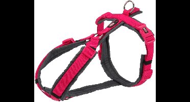 TRIXIE | Trixie Hondentuig Premium Trekking Fuchsia / Grijs