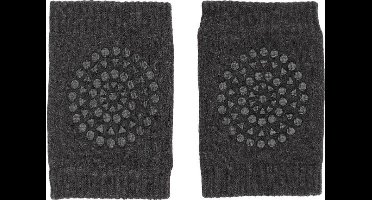 New Age Devi - Bescherm de knieën van jouw kleintje in stijl met onze luxe kniebeschermers - voor baby's en peuters van 6-18 maanden - bescherming voor zowel knieën als kleding - 1 paar donkergrijs