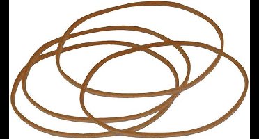 Elastiek Standard Rubber Bands 22 100x1.5mm 1kg 2660 stuks bruin