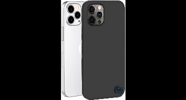 HEM Siliconen Hoesje - (Geschikt voor iPhone 14/15) iPhone 14/15 Mat Zwart Siliconen Gel TPU / Back Cover / Hoesje iPhone 14/15