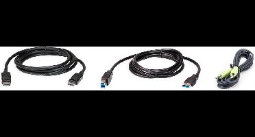 ATEN 2L-7D02UDPX3 DisplayPort-kabelset