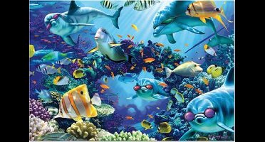 Legpuzzel - 500 stukjes - Onderwaterdieren - Educa