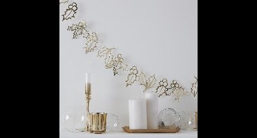 Ginger Ray - Gold Christmas - Slinger Hulstblad (2 meter) GOL-612