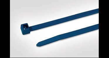 HellermannTyton 111-01665 MCTPP30R-PPMP-BU Kabelbinder Blauw 100 stuk(s)