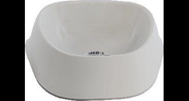 Moderna plastic hondeneetbak Sensi bowl 1200 ml soft wit