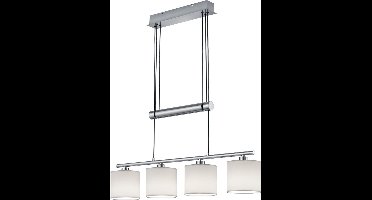 TRIO GARDA - Hanglamp - Nikkel mat - excl. 4x E14 4W