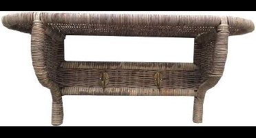 Sweet Living Kapstok Riet/Bruin - 60 cm