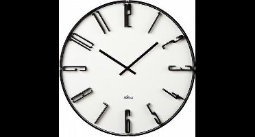 Wandklok Zwart Wit Modern Design