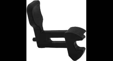 Dragerdeel pro user sg2  sg3 nummerplaat sluiting - ZWART