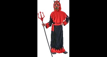 "Verkleedkostuum onheilspellende duivel voor jongens Halloween pak - Kinderkostuums - 104/116"