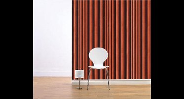Dutch Wallcoverings - Vliesbehang streep - rood