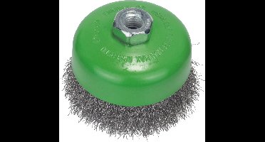 M14 KOMSTLBORSTEL 100 GEGOLFD 0.3 INOX