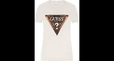 Dames-T-shirt Guess Leo Triangle