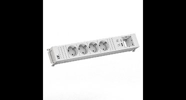 BACHMANN POWER FRAME 4xCEE7/3 1xCM 1xUSB A/C 22W 0,2m RAL9010