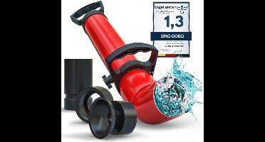 Core® Rioolontstopper - Rioolveer - Ontstoppingsveer - Rood - 36cm x 36cm x 18cm