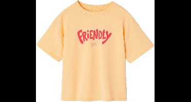 Vertbaudet Bedrukt meisjesshirt met korte mouwen