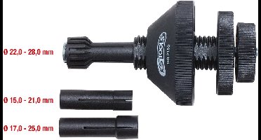 KS TOOLS Set koppelingscentreergereedschap Ø 15 - 28 mm - 150.218...