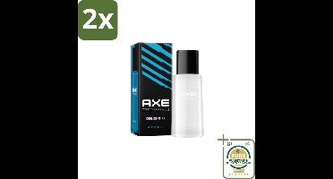 Axe – Aftershave – Ice Chill – Cooling Mint – 100 ml - Voordeelverpakking - 2 stuks - Huidverzorging - Scheren