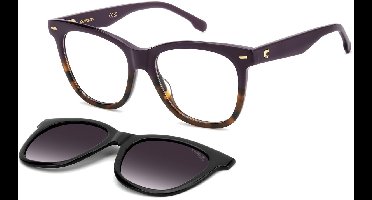 Carrera CA 3098/C VIOLET HAVANA/GREY SHADED POLARIZED CLIP 53/18/140 Herrenbrillen Brilmonturen
