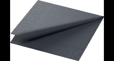 Duni Servetten 2-laags 24 x 24 cm zwart 300 stuks