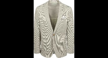 Suitable Colbert Fame Houndstooth Olive - Maat 54 - Heren blazer