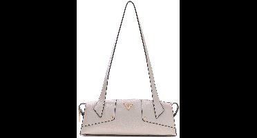 GUESS schoudertas Darcy Shoulder Satchel Bag Stone crème
