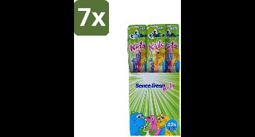 7 x Sence - Fresh Kids Soft - Tandenborstels - Zacht - 12 Tandenborstels - Tandenborstels Voor Kinderen - Zachte Tandenborstels - Kindertandenborstels - Tandenborstel Voor Kinderen - Gezonde Mondhygiëne
