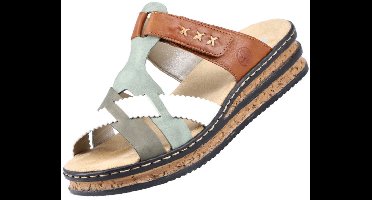 Rieker dames muiltjes Veelkleurig