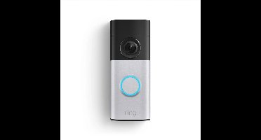 Ring Wired Doorbell Plus (2nd Gen) - Zilver - Vaste aansluiting - 2k video