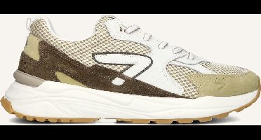 HUB Grid-m Sneakers - Heren - Beige - Maat 40