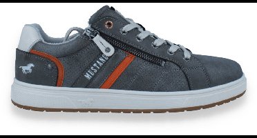 Mustang Heren Sneaker Grijs | Grau | Maat: 42