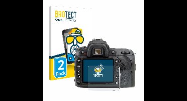 BROTECT - Screenprotector voor Nikon D90 - Folie Beschermfolie matte 2 Stuks