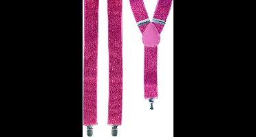 PartyXplosion - Bretel - Metallic - Roze