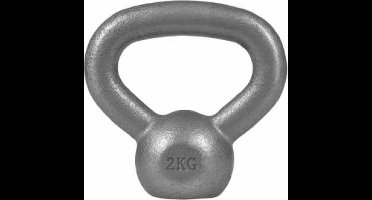 Gorilla Sports Kettlebell - Gewicht - Kettle Bell - Gietijzer - 2 kg