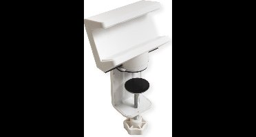 VALUE tafelklem voor stekkerdoos, 360° draaibaar, wit