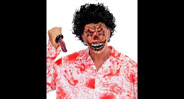 Clown masker verbrand horror