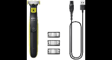 Philips OneBlade Face QP2724/10 - Baardtrimmer - Trimmer, Scheerapparaat en Styler in 1 - 3 Trim-opz