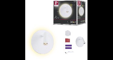 LED wandlamp op accu Kiora 2700K 80lm / 50lm 3,7V 0,6W / 0,7W dimbaar Wit