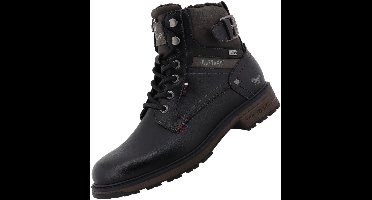 Mustang heren gevoerde Tex laarzen zwart