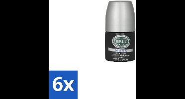 6 x Brut – Deodorant Roller – Musk - 50 ml - Anti-transpirant Roll-on - Muskusgeur - Mannelijke Uitstraling - Langdurige Bescherming - Frisheid
