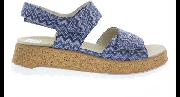 Dames Sandalen Waldlaufer H-libby 990001-141-198 Jeansblauw - Maat 6